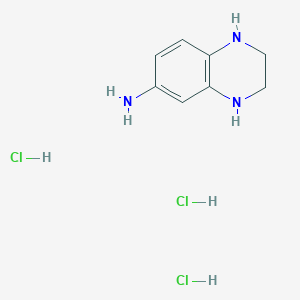 1,2,3,4-Tetrahydroquinoxalin-6-amine trihydrochloride