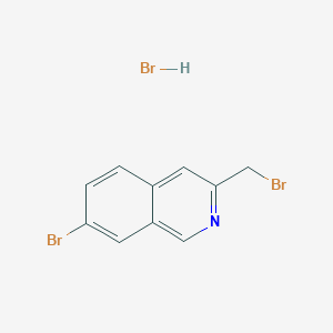 7-Bromo-3-(bromomethyl)isoquinoline hydrobromide