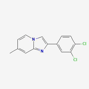 2-(3,4-Dichlorophenyl)-7-methylimidazo[1,2-a]pyridine