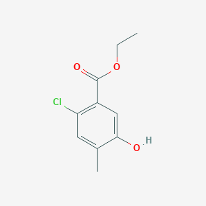 Ethyl 2-chloro-5-hydroxy-4-methylbenzoate