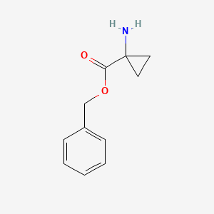 molecular formula C11H13NO2 B1367374 苄基1-氨基环丙烷-1-羧酸酯 CAS No. 72784-45-3