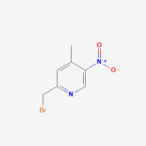 2-(Bromomethyl)-4-methyl-5-nitropyridine