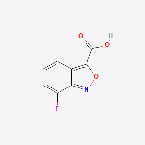 7-Fluorobenzo[c]isoxazole-3-carboxylic Acid