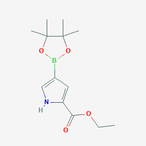 Ethyl 4-(4,4,5,5-tetramethyl-1,3,2-dioxaborolan-2-yl)-1H-pyrrole-2-carboxylate