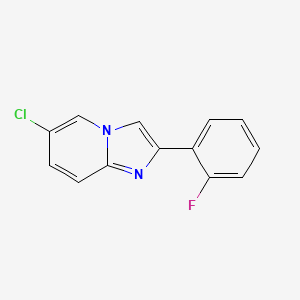 6-Chloro-2-(2-fluorophenyl)imidazo[1,2-a]pyridine