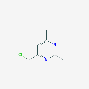 molecular formula C7H9ClN2 B1367397 4-(氯甲基)-2,6-二甲基嘧啶 CAS No. 89966-86-9