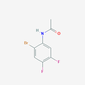 molecular formula C8H6BrF2NO B1367411 N-(2-溴-4,5-二氟苯基)乙酰胺 CAS No. 64695-81-4
