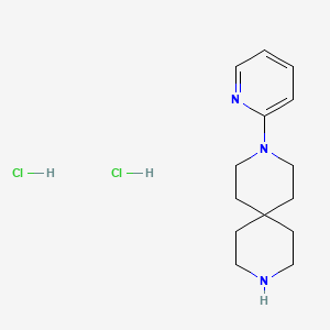 3-(Pyridin-2-yl)-3,9-diazaspiro[5.5]undecane dihydrochloride