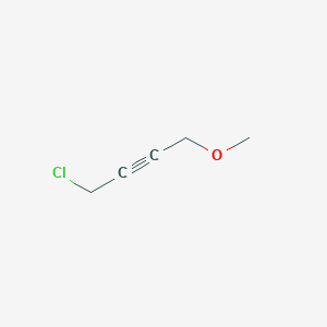 molecular formula C5H7ClO B1367420 1-氯-4-甲氧基丁-2-炔 CAS No. 693-27-6