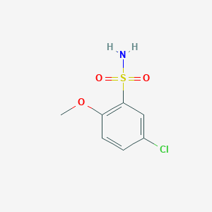 molecular formula C7H8ClNO3S B1367421 5-氯-2-甲氧基苯磺酰胺 CAS No. 82020-51-7