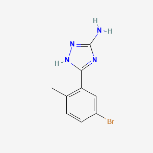 5-Amino-3-(5-bromo-2-methylphenyl)-1H-1,2,4-triazole