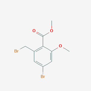 Methyl 4-bromo-2-(bromomethyl)-6-methoxybenzoate