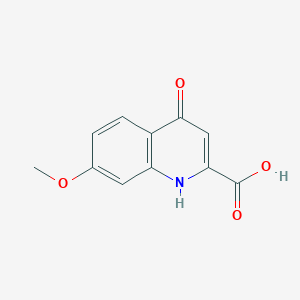 molecular formula C11H9NO4 B1367425 7-甲氧基-4-氧代-1,4-二氢喹啉-2-羧酸 CAS No. 77474-33-0