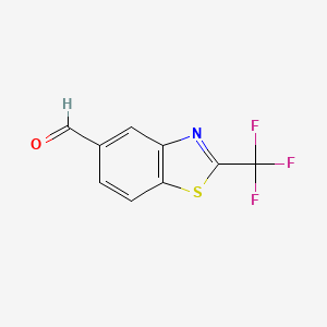 2-(Trifluoromethyl)benzo[d]thiazole-5-carbaldehyde