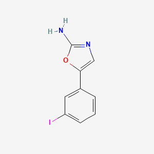 5-(3-Iodophenyl)oxazol-2-amine