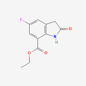 Ethyl 5-iodo-2-oxoindoline-7-carboxylate