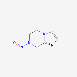molecular formula C6H8N4O B1367432 7-亚硝基-5,6,7,8-四氢-咪唑并[1,2-a]哒嗪 CAS No. 91476-88-9