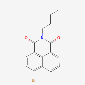 molecular formula C16H14BrNO2 B13674350 6-bromo-2-butyl-1H-benzo[de]isoquinoline-1,3(2H)-dione 