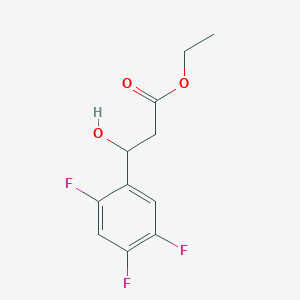 Ethyl 3-Hydroxy-3-(2,4,5-trifluorophenyl)propanoate