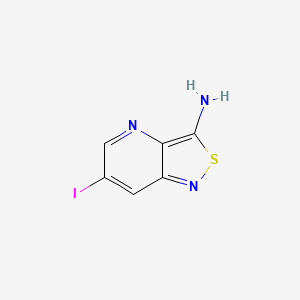 6-Iodoisothiazolo[4,3-b]pyridin-3-amine