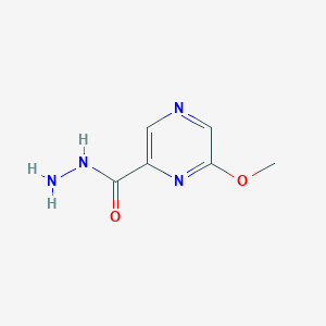 molecular formula C6H8N4O2 B13674364 6-Methoxypyrazine-2-carbohydrazide CAS No. 59484-61-6