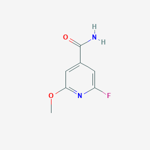 2-Fluoro-6-methoxyisonicotinamide