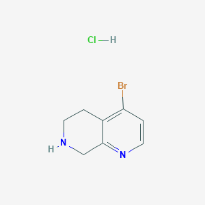 4-Bromo-5,6,7,8-tetrahydro-1,7-naphthyridine hydrochloride