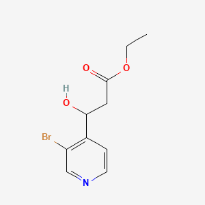 Ethyl 3-(3-Bromo-4-pyridyl)-3-hydroxypropanoate