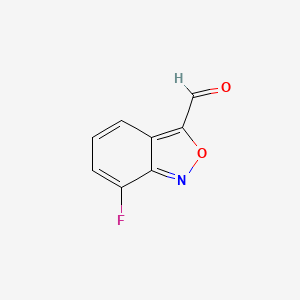 7-Fluorobenzo[c]isoxazole-3-carbaldehyde