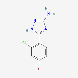 5-Amino-3-(2-chloro-4-fluorophenyl)-1H-1,2,4-triazole