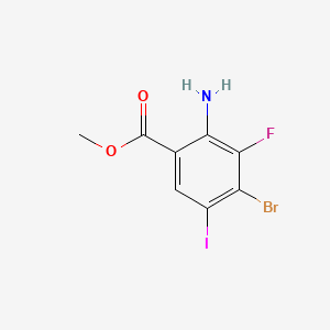 Methyl 2-amino-4-bromo-3-fluoro-5-iodobenzoate