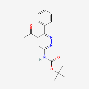 tert-Butyl (5-acetyl-6-phenylpyridazin-3-yl)carbamate