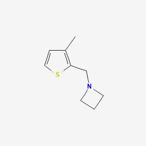 1-[(3-Methylthiophen-2-yl)methyl]azetidine