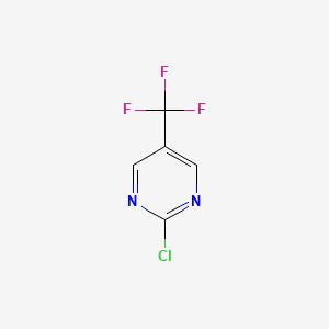 molecular formula C5H2ClF3N2 B1367454 2-氯-5-(三氟甲基)嘧啶 CAS No. 69034-12-4
