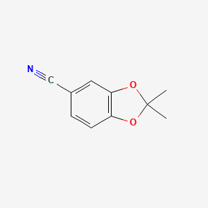 2,2-Dimethylbenzo[d][1,3]dioxole-5-carbonitrile