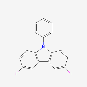 B1367484 3,6-Diiodo-9-phenyl-9H-carbazole CAS No. 57103-21-6