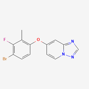 7-(4-Bromo-3-fluoro-2-methylphenoxy)-[1,2,4]triazolo[1,5-a]pyridine