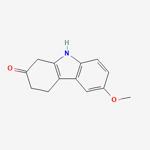 molecular formula C13H13NO2 B1367487 6-甲氧基-3,4-二氢-1H-咔唑-2(9H)-酮 CAS No. 25473-71-6