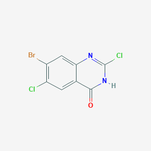 7-Bromo-2,6-dichloroquinazolin-4(1H)-one