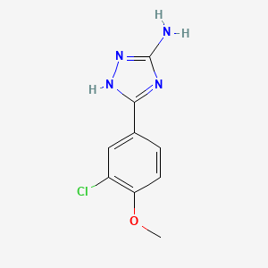 5-Amino-3-(3-chloro-4-methoxyphenyl)-1H-1,2,4-triazole