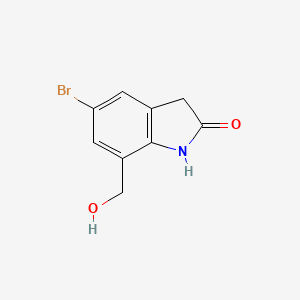 5-Bromo-7-(hydroxymethyl)indolin-2-one