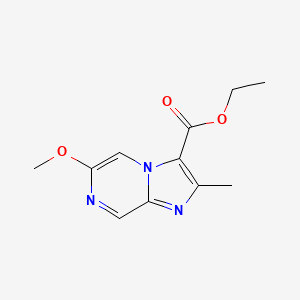 Ethyl 6-methoxy-2-methylimidazo[1,2-a]pyrazine-3-carboxylate