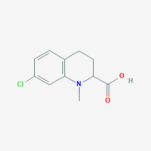 7-Chloro-1-methyl-1,2,3,4-tetrahydroquinoline-2-carboxylic acid