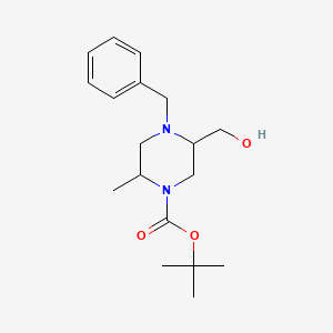 [(2S,5R)-1-Benzyl-4-Boc-5-methyl-2-piperazinyl]methanol