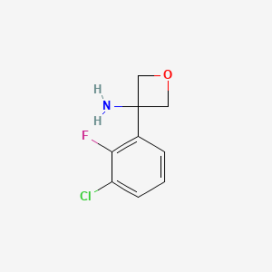 3-(3-Chloro-2-fluorophenyl)-3-oxetanamine