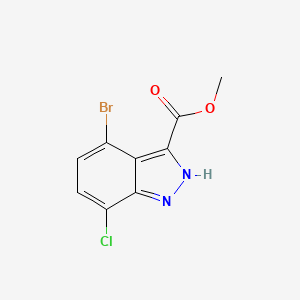 Methyl 4-bromo-7-chloro-1H-indazole-3-carboxylate