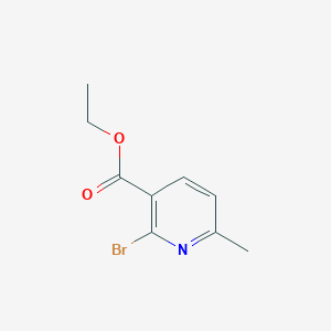 molecular formula C9H10BrNO2 B13675149 Ethyl 2-bromo-6-methylnicotinate 