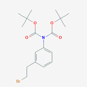 Di-tert-Butyl (3-(2-bromoethyl)phenyl)imidodicarbonate