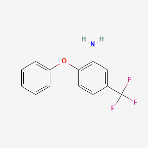 molecular formula C13H10F3NO B1367539 2-苯氧基-5-(三氟甲基)苯胺 CAS No. 50594-29-1
