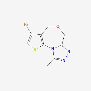 3-Bromo-9-methyl-4,6-dihydrothieno[2,3-e][1,2,4]triazolo[3,4-c][1,4]oxazepine